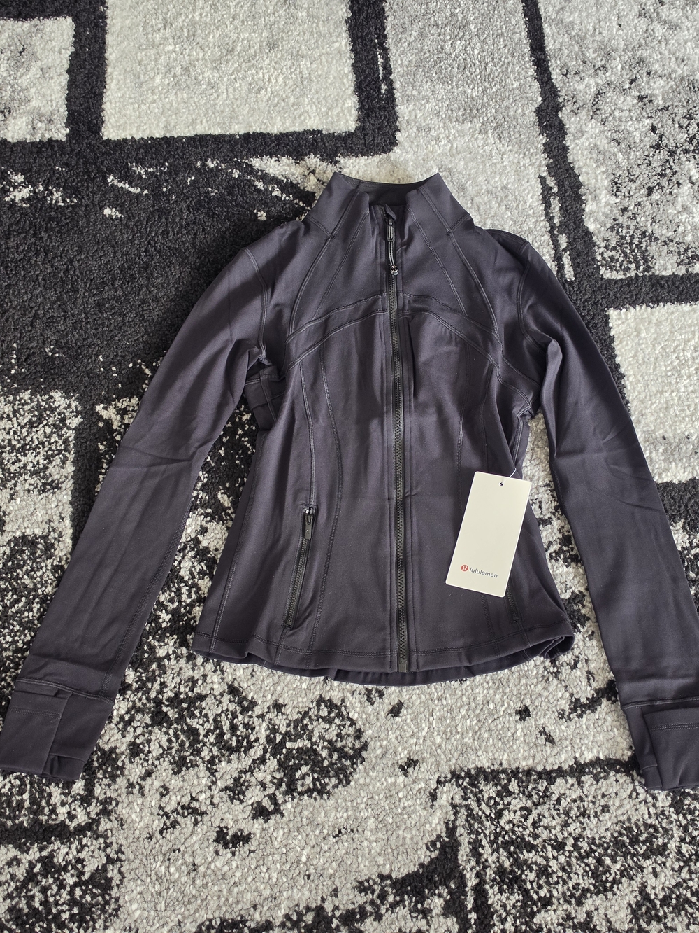 lululemon athletica Women's Dark Charcoal Full-Zip Utility Jacket